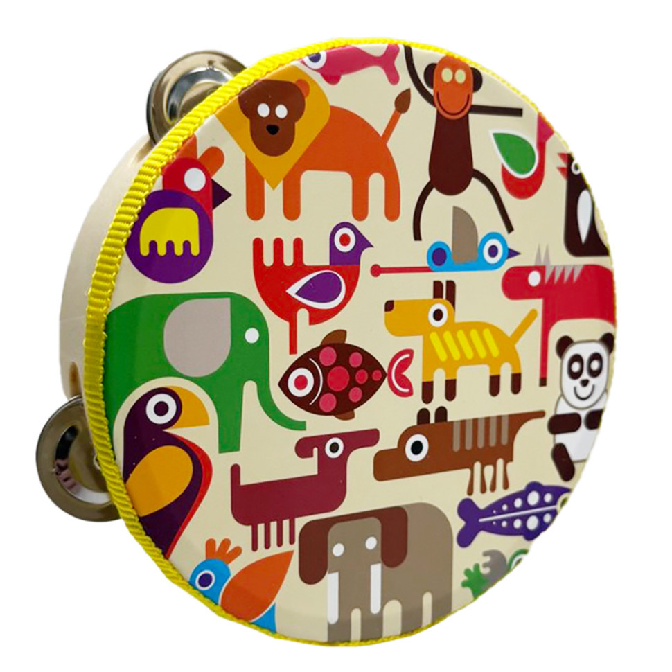 Деревянная игрушка Бубен 