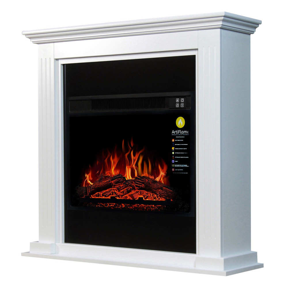 Камінокомплект ArtiFlame MARTA AF23S БІЛИЙ Б'ЯНКО (зі звуком) Львів - фото 1