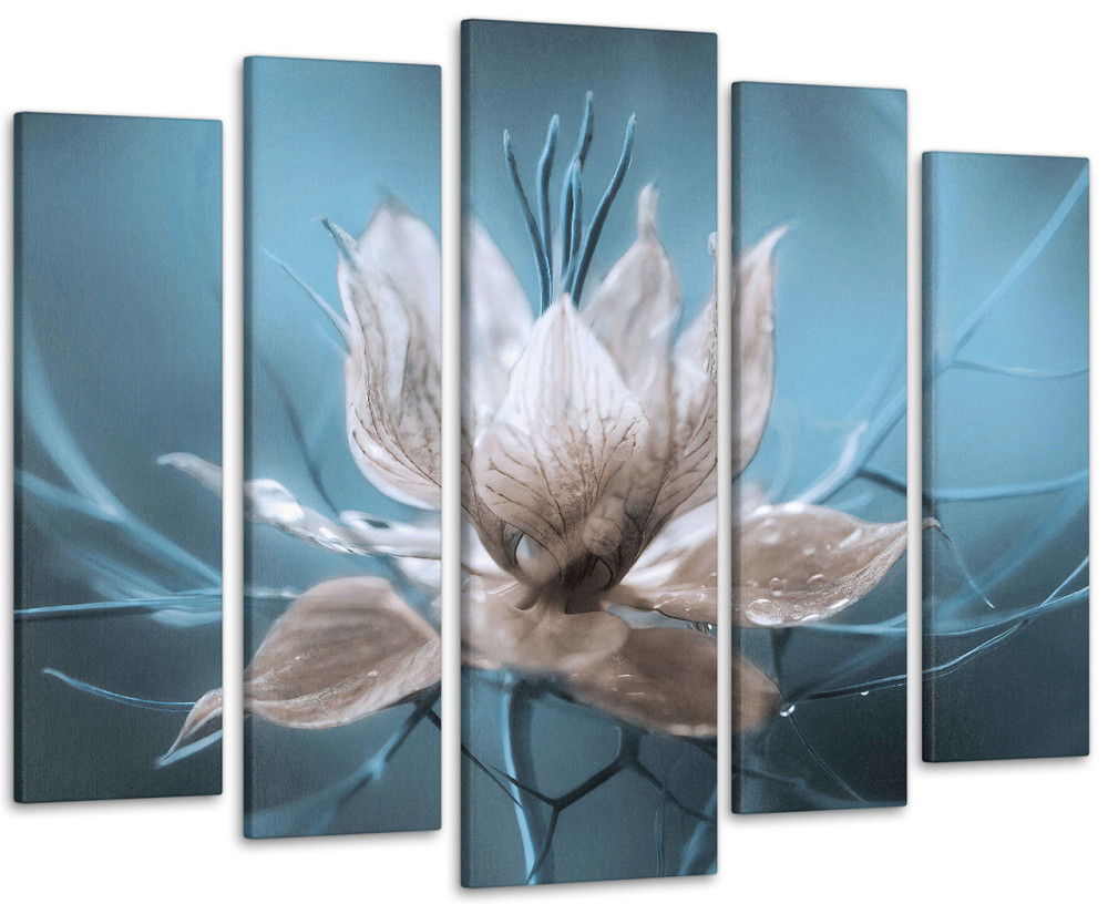 Модульная картина Цветок Абстракция Art-238_5 ( 80х118см ) 90х132 см Киев - изображение 1