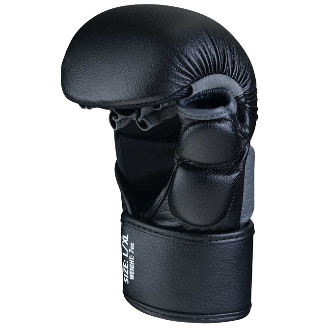 Рукавиці для ММА Phantom RIOT Black L/XL (капа в подарунок) Каменское - изображение 3