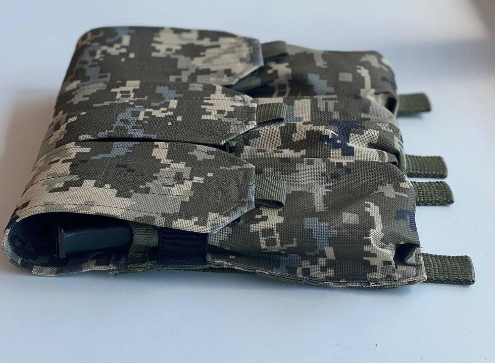 Подсумки для Магазинов АК Тройной на 3 Магазина Закрытые Пиксель Одесса - изображение 6