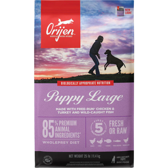 Orijen Puppy Large (Оріджен Паппі Ладж) сухий корм для цуценят великих порід 11.4 kg. Запоріжжя