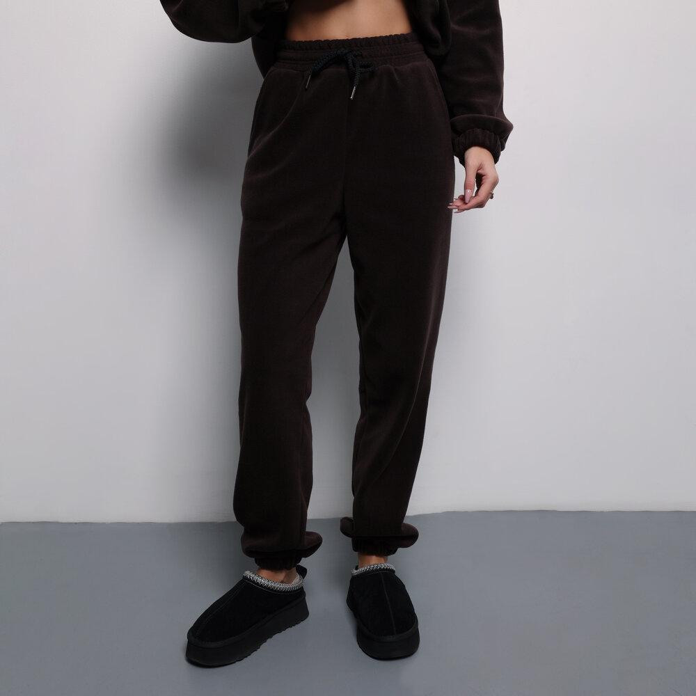 Темно-шоколадний костюм зимовий флісовий. Жіночий теплий костюм Pobedov Huggi жіночий¶ Київ - фото 3