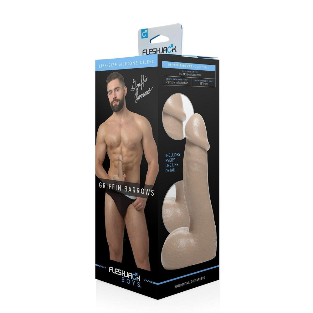 Фалоімітатор Fleshjack Boys: Griffin Barrows Dildo, за зліпком пеніса порноактора Sex Aura Київ - фото 7