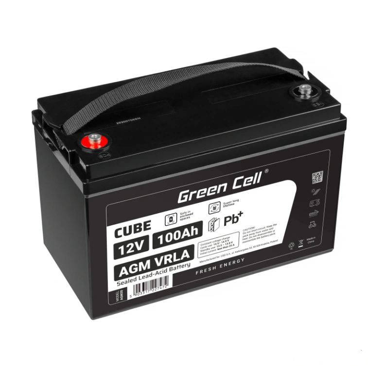 Акумулятор Green Cell AGM VRLA 100Ah 12V (AGM30) акб для дому Київ - фото 6