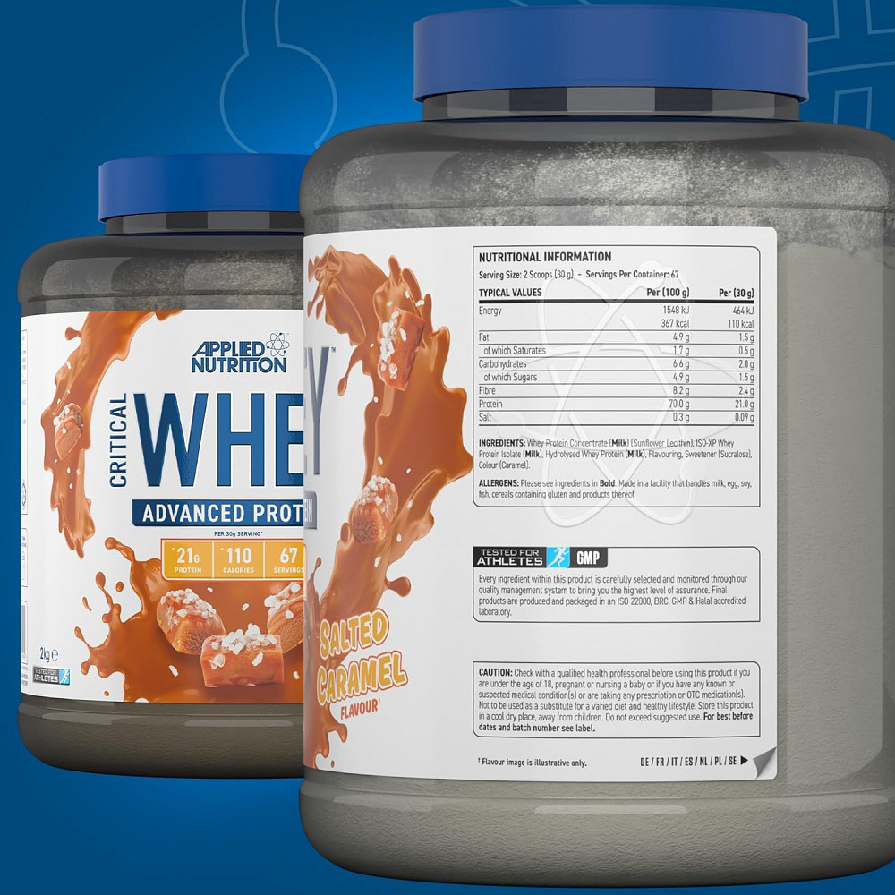 Critical Whey Protein Powder 2kg  (2kg - 67 Servings) (Salted Caramel) Луцк - изображение 2