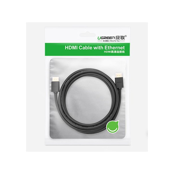 Кабель HDMI M - M, 5.0 м, V2.0 Cafule 4K, HD104 UGREEN Чорний (10109) Київ - фото 4