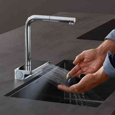 Змішувач Hansgrohe Aquno Select M81 , 21 см, хром (73836000) Вінниця