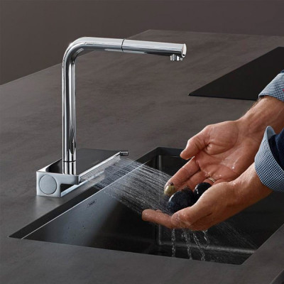 Смеситель Hansgrohe Aquno Select M81 , 21 см, хром (73836000) Винница - изображение 2