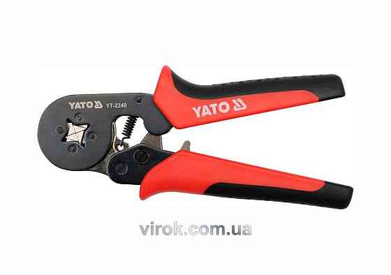 Кліщі для обтискання і зачистки проводів YATO, L=180 мм [6/36] Одесса