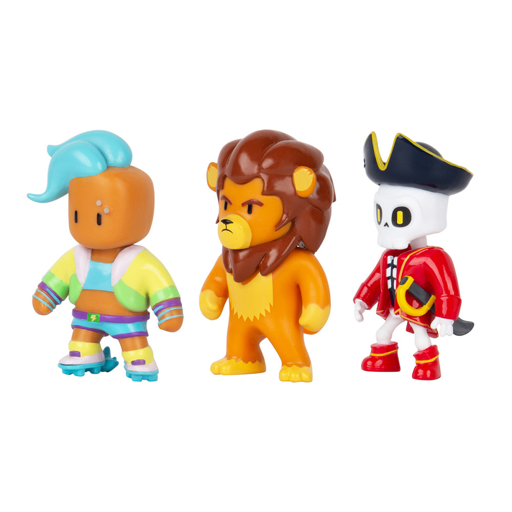 Набір колекц. фігурок Stumble Guys - Велоцит, Леонідас, Капітан Нохарт Дніпро - фото 2