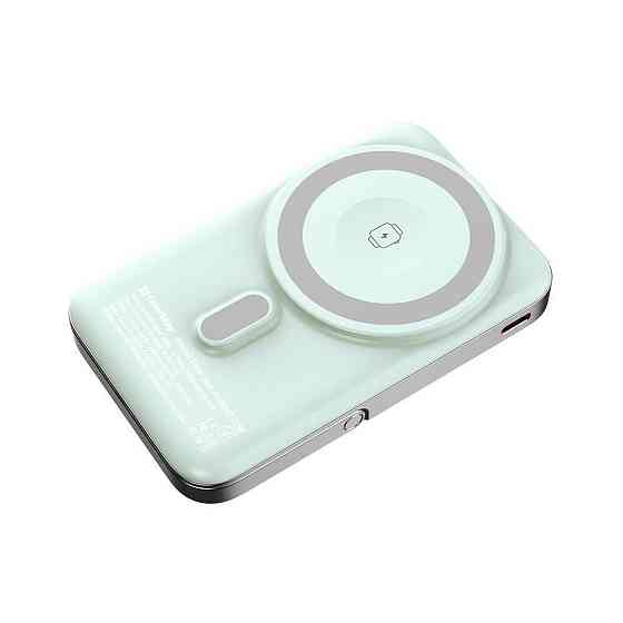 Універсальна мобільна батарея ColorWay 15W MagSafe & Watch Wireless 10000 mAh Aquamarine (CW-PB100LPA2MT-WPDD) ( 15515 ) Харьков