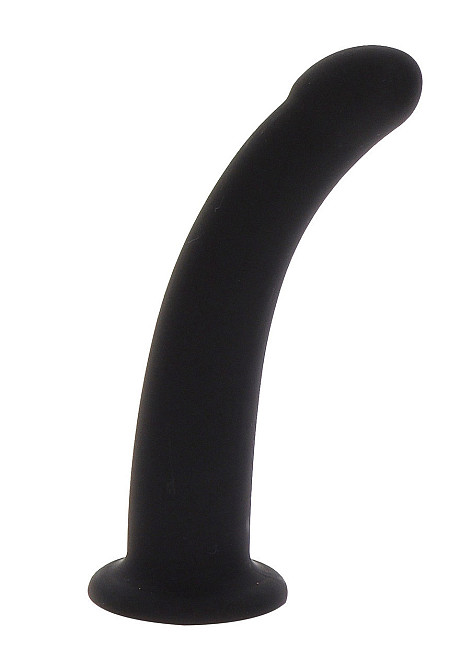 Фалоімітатор страпон Taboom Strap-On Dong Large чорного кольору, 16 см х 3.8 см Sex Aura Київ - фото 1