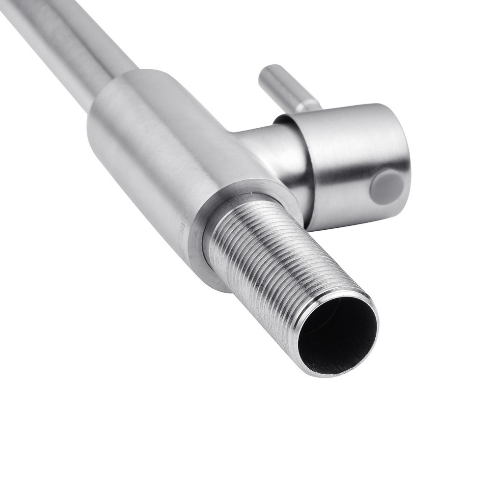 Кран на одну воду Kroner KRP Edelstahl Klassisch — ESG098 сатин Київ - фото 7