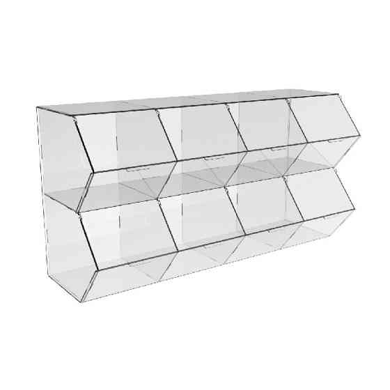 Диспенсер EKOSTAR для мармеладов, снеков, орехов 8 ячеек Киев