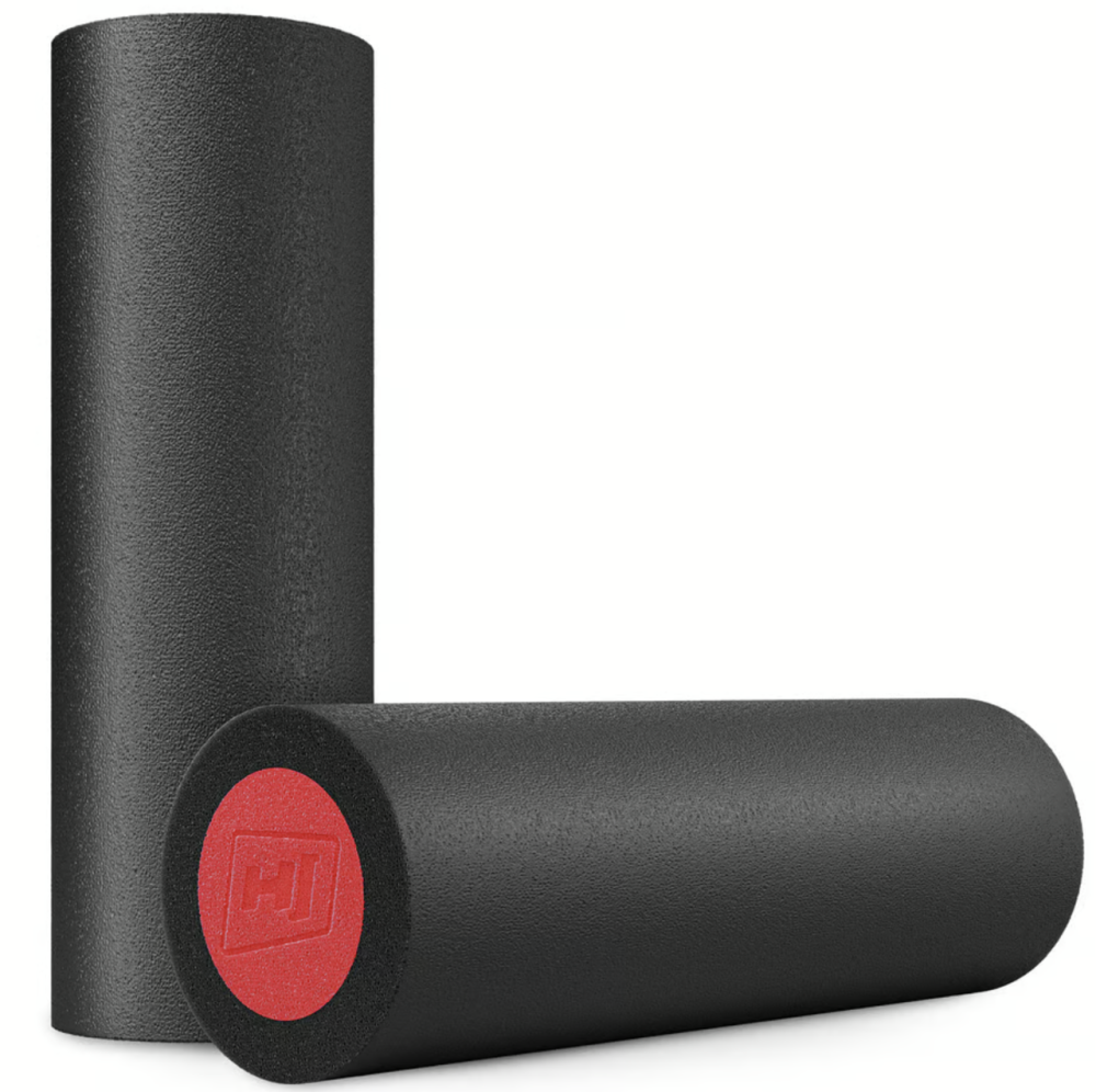 Масажний ролик (валик, роллер) Hop-Sport EPE 45см чорно-червоний Київ - фото 1