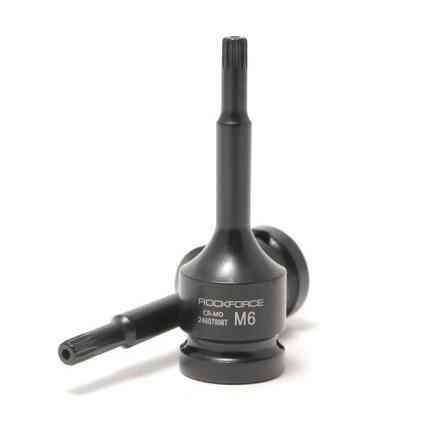 Головка 1/2" з насадкою Spline M8 з отвором ударна ROCKFORCE RF-24807808T Одеса