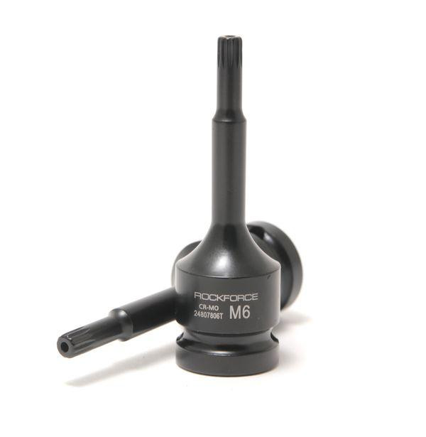 Головка 1/2" з насадкою Spline M8 з отвором ударна ROCKFORCE RF-24807808T Одеса - фото 1