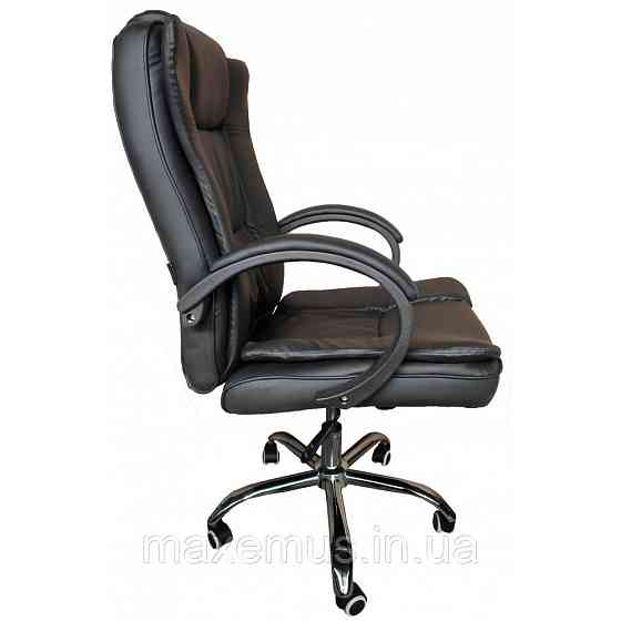 Офисное кресло операторское для персонала Bonro B-607 кресло для офиса компьютерное черное кресла офисные Мостиська