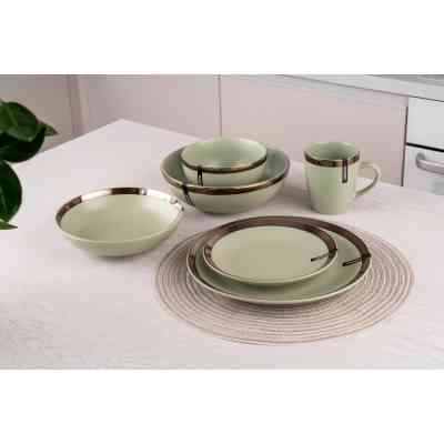 Тарелка Ardesto Liguria Dessert 19 см Green Bay (AR2919LGC) Винница