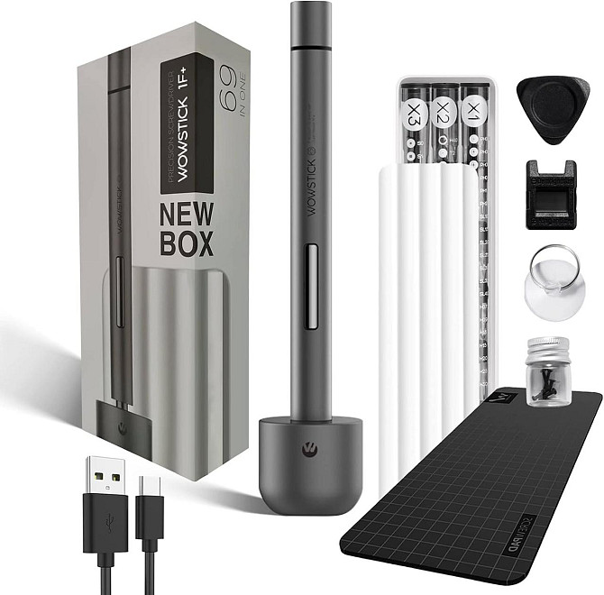 Электроотвертка Xiaomi Mijia Wowstick 1F+ (Gray) 69 в 1 Киев - изображение 4