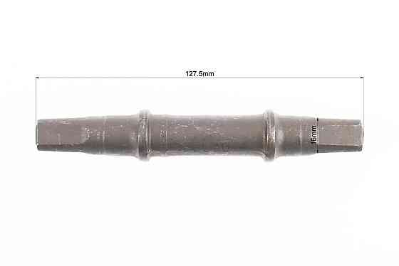 Вал каретки MTB "квадрат" 127,5мм, під болт, 3U Київ