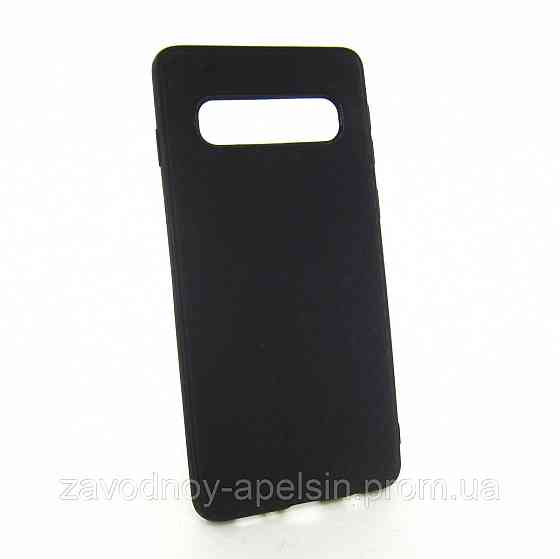 Samsung G973 S10 Plus Чохол силіконовий Карбон (чорний) Одеса