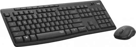 Комплект (клавіатура, миша) бездротовий Logitech MK295 Combo Black USB (920-009800) Чорний Харків