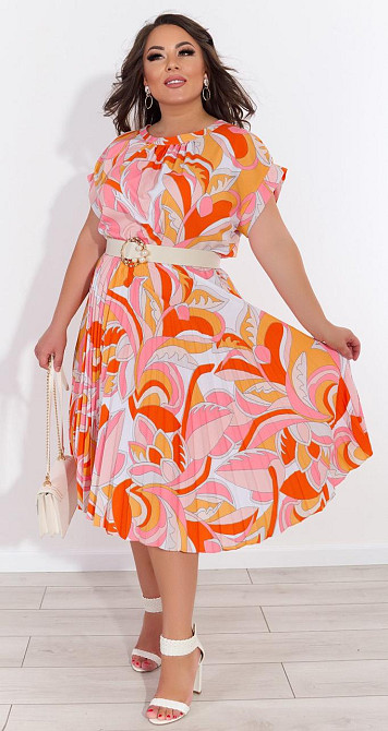 Красивое платье с юбкой в складку (56) Киев - изображение 2