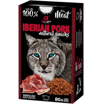 Лакомство для котов Alpha Spirit Cat Iberian Pork Natural Snacks с иберийской свининой 80 г (8436586311810) Винница - изображение 1