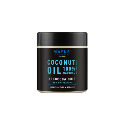 Масло для тела Mayur натуральное кокосовое 140 мл (4820189560630) Винница - изображение 1