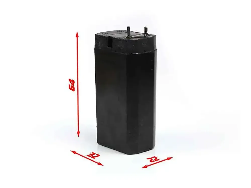 Аккумуляторная батарея 6В 1.2Ач универсальная 33×22×90 мм для автономных устройств и электроники 989 Одесса - изображение 1