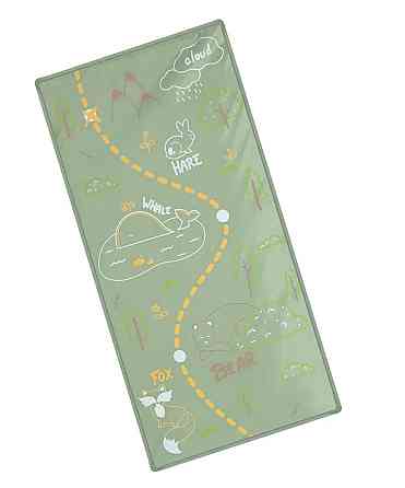 Манеж детский - кровать для новорожденных 2 в 1 со вторым дном Porta CRL-18103 Mint Green 125*65 см CARRELLO зеленый Кривой Рог