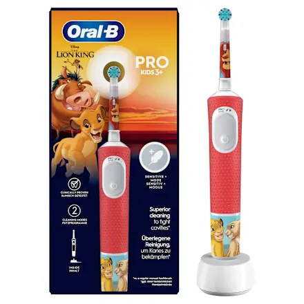 Oral-B Elektrische Zahnbürste Kinder Vitality PRO König der Löwen, ab 3 Jahren, 1 St Дитяча електрична зубна щітка Київ - фото 1
