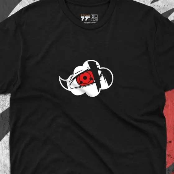 Футболка мужская с принтом Наруто Шарінган Размер 48 Anime0304 Днепр