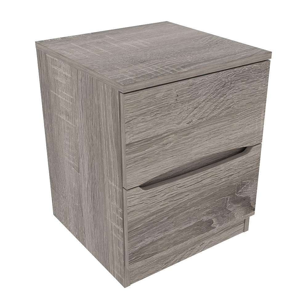 Тумба прикроватная Дельта, Дуб Сонома Трюфель, 400/400/500 Львов - изображение 1