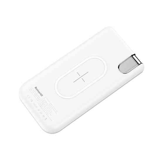 Зовнішній акумулятор Baseus Thin Version WirelessCharge 10000mAh White Киев