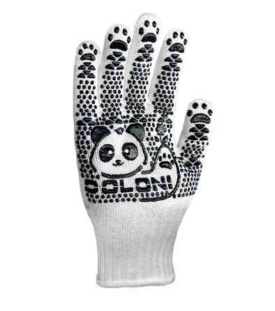 Doloni рукавички робочі захисні трикотажні з ПВХ малюнком, розмір 8, Садові 4895 Рівне