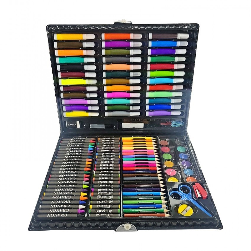 Видеообзор! Детский художественный набор для рисования Art set 150 предметов, Набор для творчества Каменец-Подольский - изображение 2