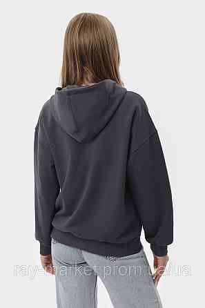 Худі на блискавці жіноче базове RAY PREMIUM LOOSE темно-синє (U0409W-Navy Blue) XXL Київ