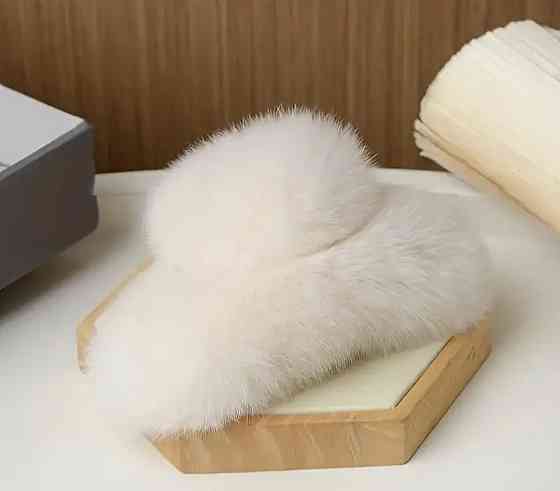 Шпилька крабік із хутра Сміла