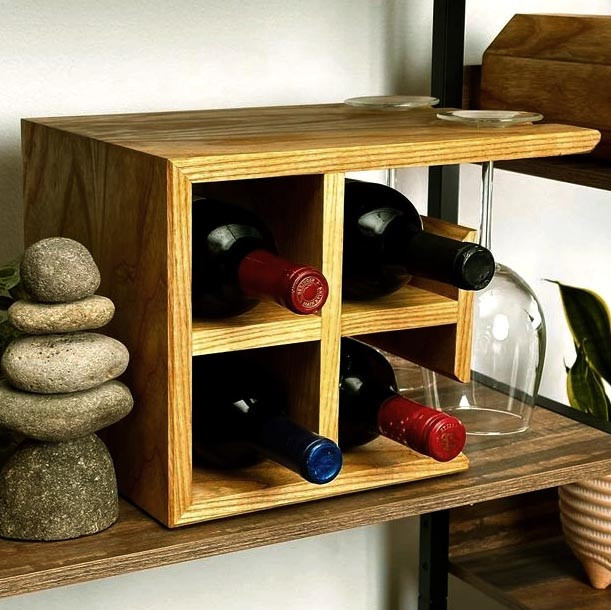 Настільна винна полиця "Біскейн" сієна Миколаїв - фото 1