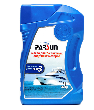Масло Parsun для лодочных моторов 2-Х Тактное Tcw3 Premium Plus 1 Литр Днепр - изображение 3