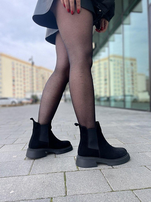 Черевики жіночі GREMMY 604/3 чорні (весна-осінь, замша натуральна) (5392) 39 Коломыя - изображение 1