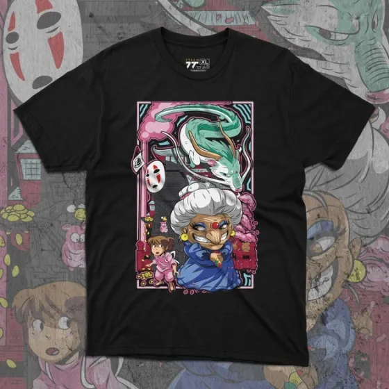 Футболка чоловіча з  принтом Унесенные призраками 3 Розмір 48 Anime0973 Дніпро