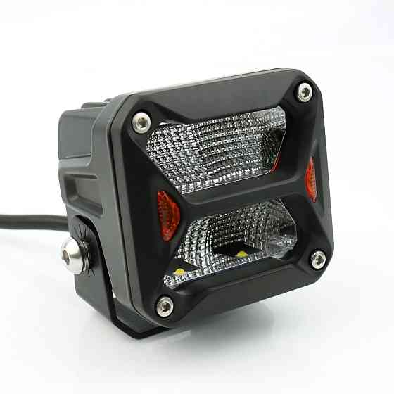 Светодиодная фара StarLight SL-W0320F квадратная, ближний рассеянный свет WHITE + DRL 20W 2400Lm 5700K 12/24V Харьков