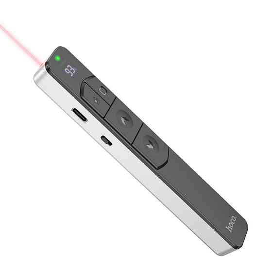 Лазерна указка HOCO GM202 Smart PPT page turning pen Silver Одеса