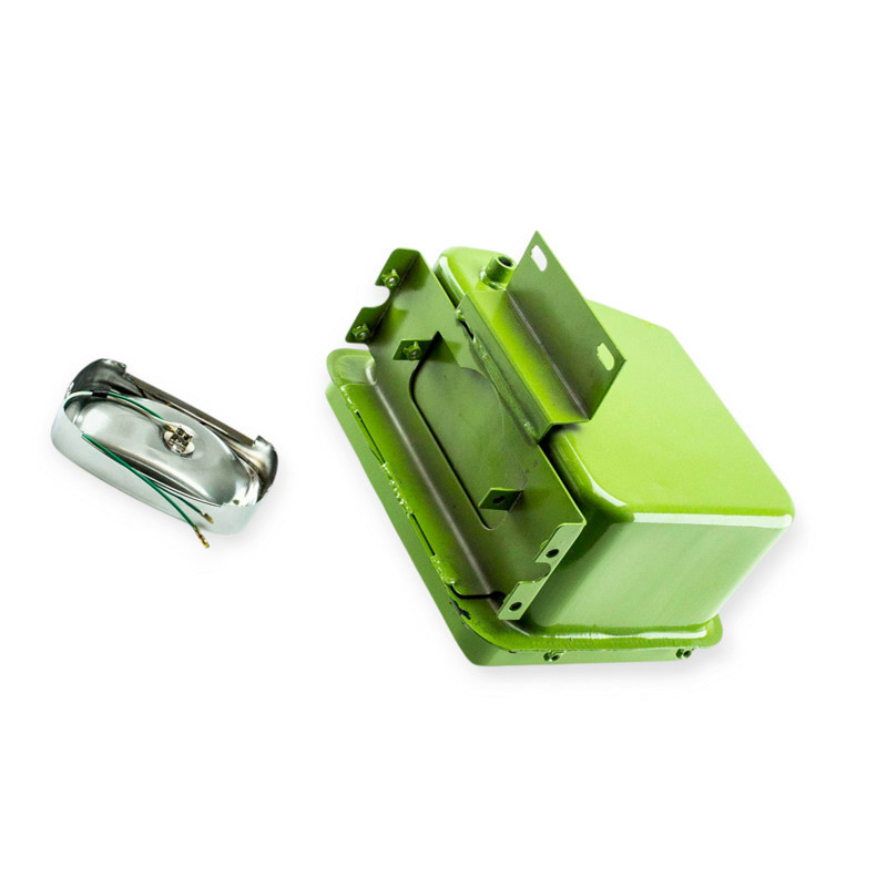 Бак на мотоблок 180N (дизель, водяное ох) (с фарой, выступающая горловина) (ZUBR ) топливный Мукачево - изображение 1