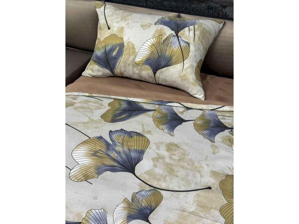 Комплект постільної білизни Євро 200х220 Printed 10001-6 17-0808 Taupe Gray 2нав. 50х70 мікрофібра ТМ ARCLOUD Київ - фото 1