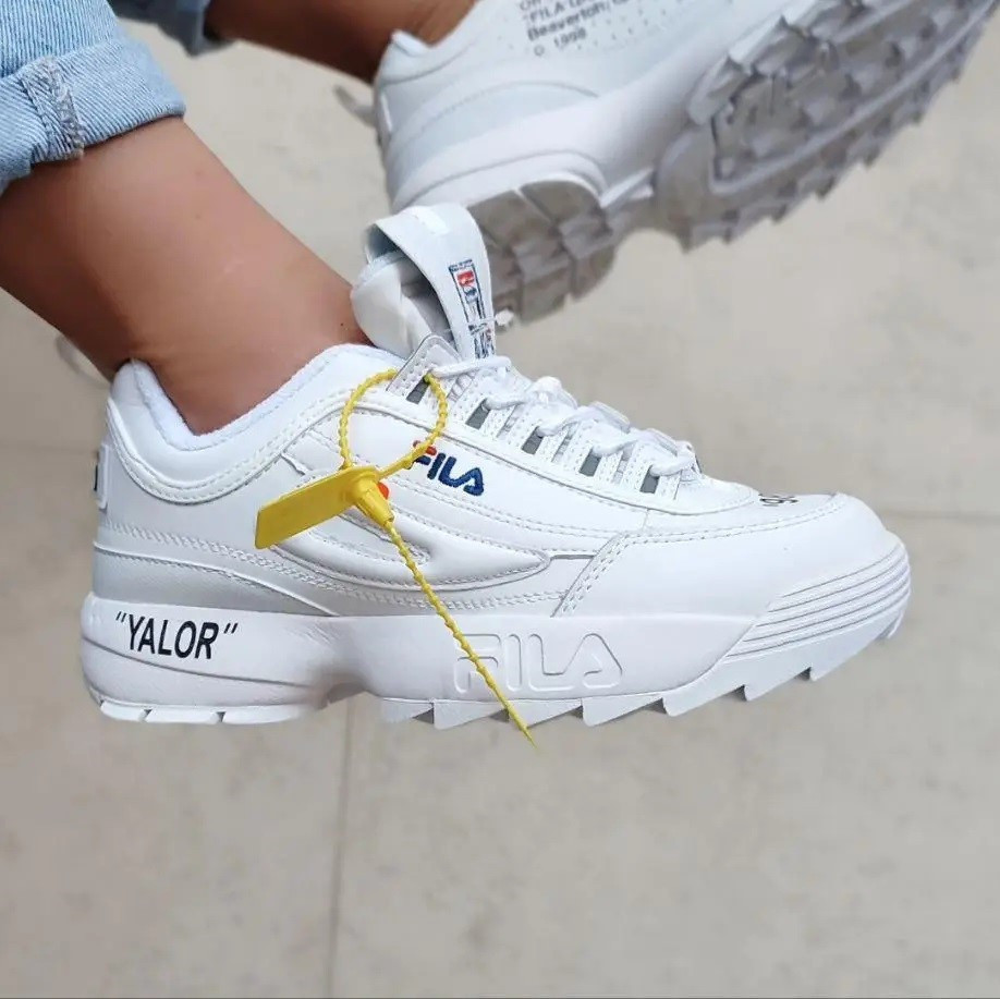 Кроссовки FILA Disruptor Белые Кожаные Фила Женские (размеры: 36,37,38,39,40,43) Видео Обзор Днепр - изображение 4